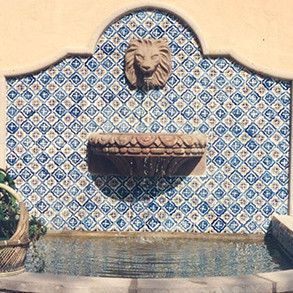 Wall Fountain Lion Head