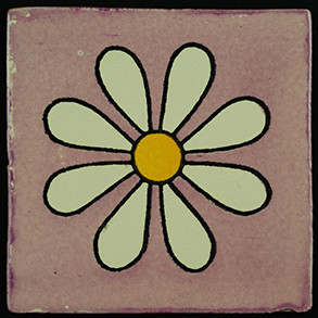 Hand Painted Tiles Casa Amapola Rosa
