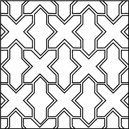 Arto Custom Artillo Arabesque 2b Concrete Tile