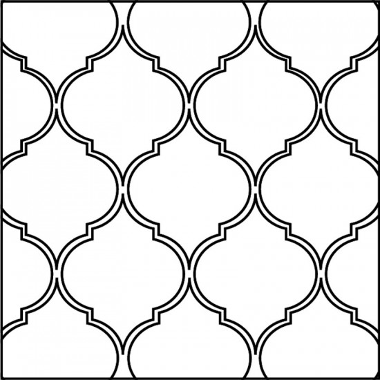 Arto Custom Artillo Arabesque 5a Concrete Tile