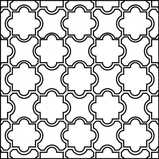 Arto Custom Artillo Arabesque 8b Concrete Tile