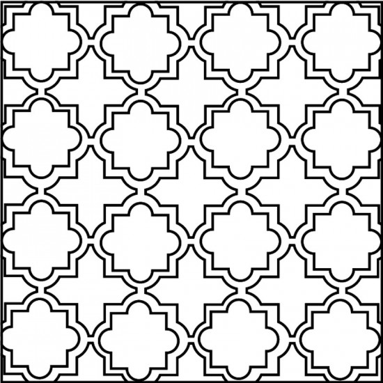 Arto Custom Artillo Arabesque 8c Concrete Tile