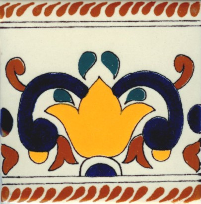 Porcelain Colonial 8, 3 3-4 x 3 3-4