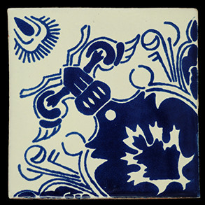 Hand Painted Tiles Casa Escudo Azul