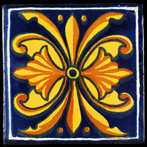 Hand Painted Tiles Casa Flor Nacional