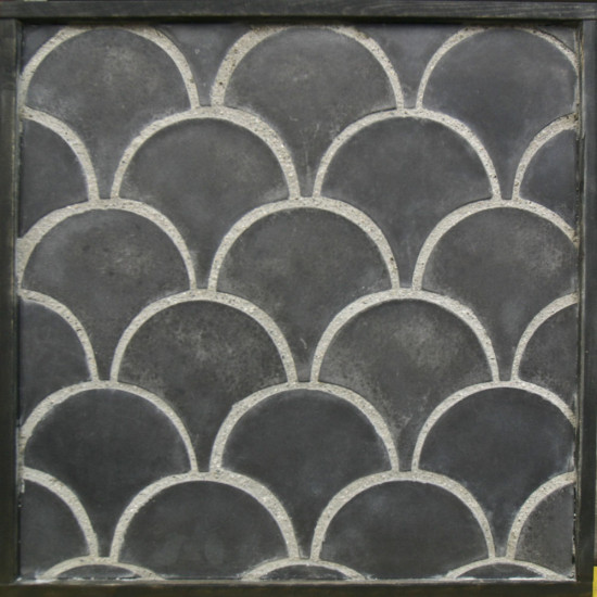 Arto 8in Conche Artillo Premium Concrete Tile - Charcoal