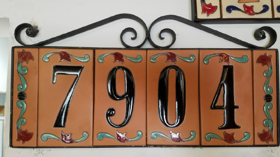 House Numbers Mexican