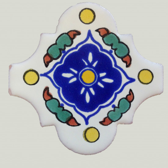 Española Guadalajara Decorative Talavera Blanco