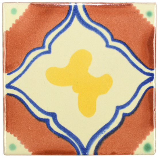 Mariposa Decorative Talavera Blanco