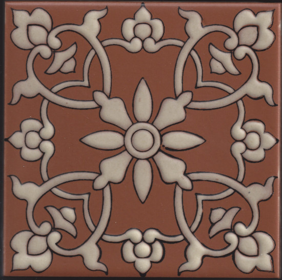 Samara Terra Cotta (3 3-4 x 3 3-4) (5 3-4 x 5 3-4)