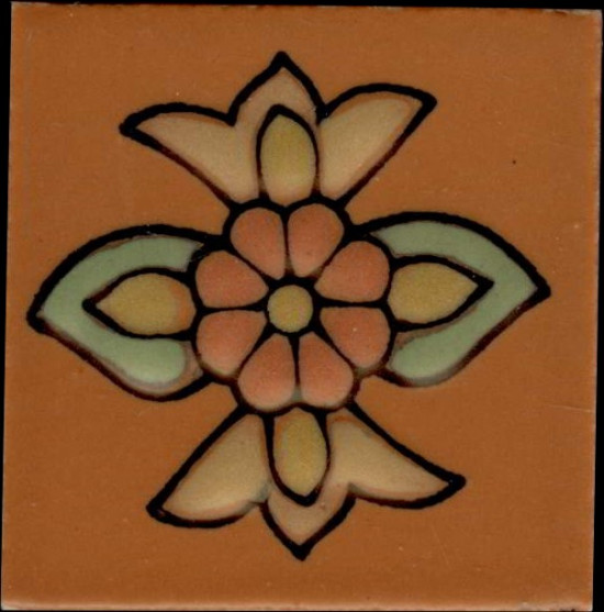 Santa Rosa Terra Cotta pattern A, 2 x 2