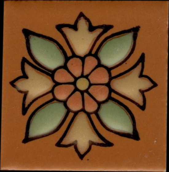 Santa Rosa Terra Cotta pattern B, 2 x 2