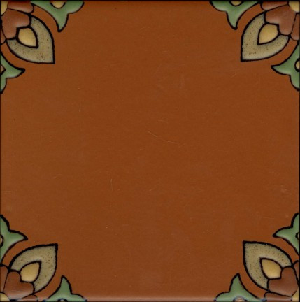 Santa Rosa Terra Cotta Corner (3 3-4 x 3 3-4), (5 3-4 x 5 3-4)