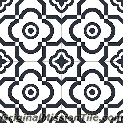 Original Mission Tile Cement Encanto Marci 01 - 8 x 8