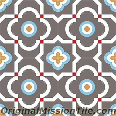 Original Mission Tile Cement Encanto Marci 20 - 8 x 8