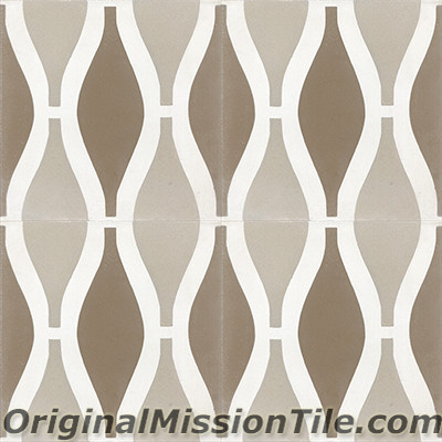 Original Mission Tile Cement Oceana Sea Breeze 02 - 8 x 8