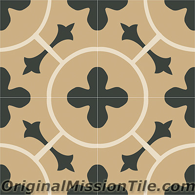 Original Mission Tile Cement Classic Africa 01 - 8 x 8