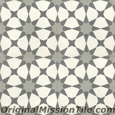 Original Mission Tile Cement Moroccan Agadir 01 - 8 x 8