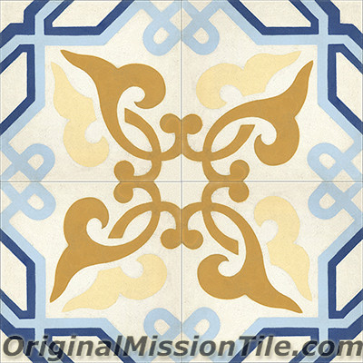 Original Mission Tile Cement Classic Alcala - 8 x 8