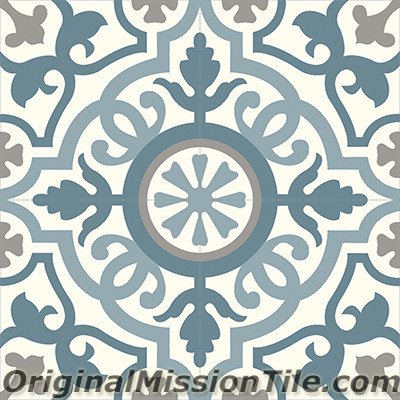 Original Mission Tile Cement Classic Amalia 03 - 8 x 8