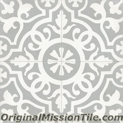 Original Mission Tile Cement Contemporary Amalia II 01 - 8 x 8