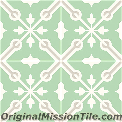 Original Mission Tile Cement Classic Blois 01 - 8 x 8