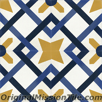 Original Mission Tile Cement Classic Cordoba 01 - 8 x 8