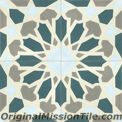 Original Mission Tile Cement Moroccan, Moroccan Cement Tiles