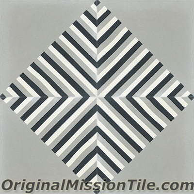 Original Mission Tile Cement Lee Frank 03 - 8 x 8