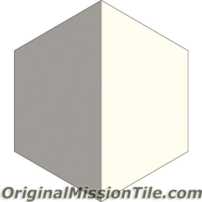 Original Mission Tile Cement Hexagonal April 01 - 8 x 8