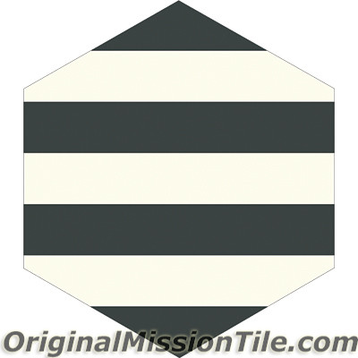 Original Mission Tile Cement Lee Hexagonal Ruth 01 - 8 x 8