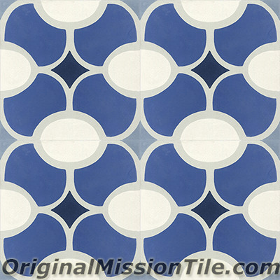 Original Mission Tile Cement Classic Jolla 02 - 8 x 8