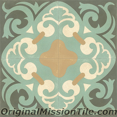 Original Mission Tile Cement Classic La Espanola 01 - 8 x 8