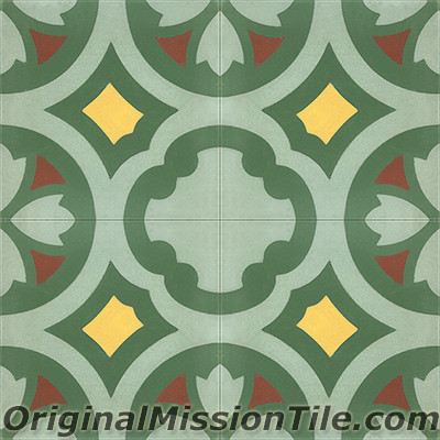 Original Mission Tile Cement Classic Laredo - 8 x 8