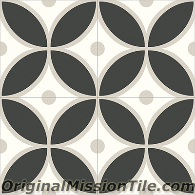 Original Mission Tile Cement Contemporary Merida 01 - 8 x 8