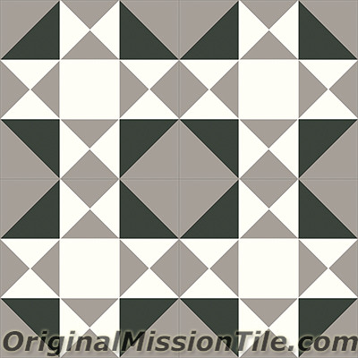 Original Mission Tile Cement Contemporary New Jersey 03 - 8 x 8