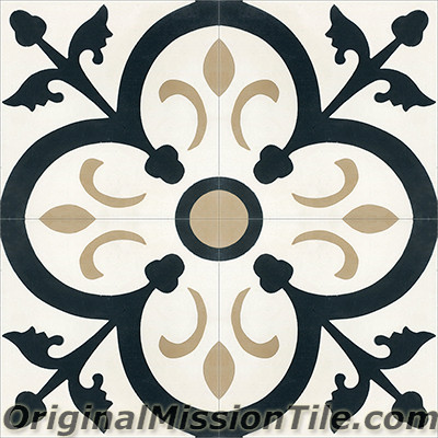 Original Mission Tile Cement Classic Orleans 01 - 8 x 8