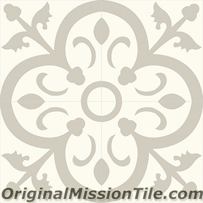 Original Mission Tile Cement Contemporary Orleans 03 - 8 x 8