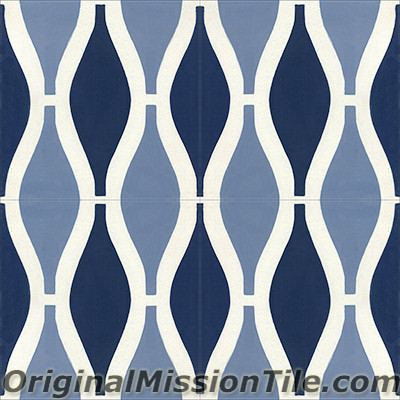 Original Mission Tile Cement Oceana Sea Breeze 01 - 8 x 8