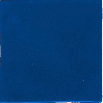 Hand Painted Tiles - Clay Body Poblana Line, Solid Tile Color, Blue
