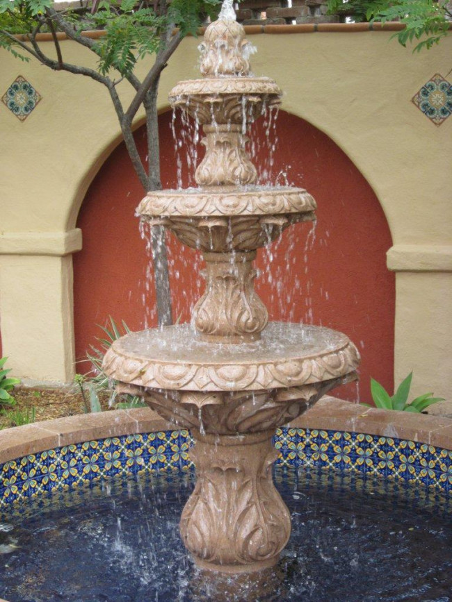 Cantera Fountain for Large Garden VM48823