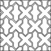 Arto Custom Artillo Arabesque 2b Concrete Tile