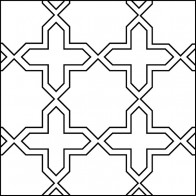 Arto Custom Artillo Arabesque 2c Concrete Tile