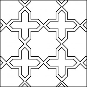 Arto Custom Artillo Arabesque 2c Concrete Tile