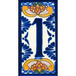House Numbers & Frames Baroque No 3