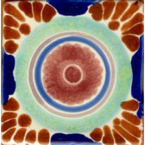 Pool Tile - Porcelain Baroque Designs 4