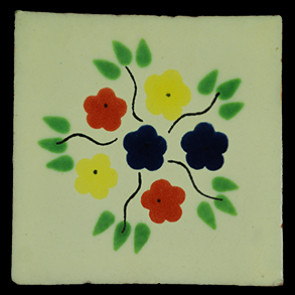 Hand Painted Tiles Casa Bouquet