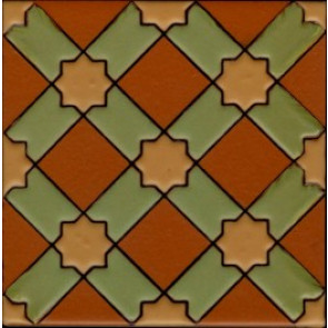 Anacapa Terra Cotta (3 3-4 x 3 3-4) (5 3-4 x 5 3-4)