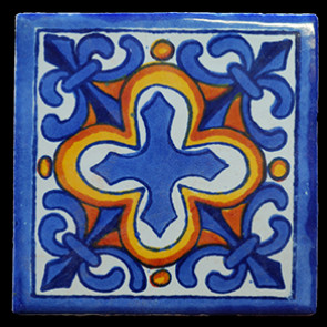 Hand Painted Tiles Casa Flor De Liz 3216