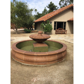 Stone Fountain one Tier Spanish Fountain